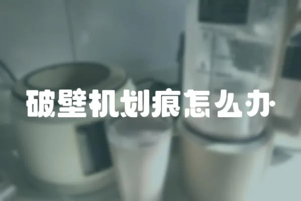 破壁機劃痕怎么辦