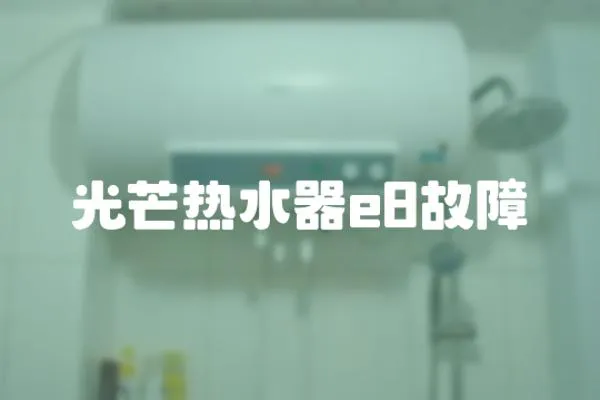 光芒熱水器e8故障