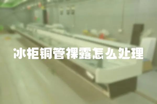 冰柜銅管裸露怎么處理