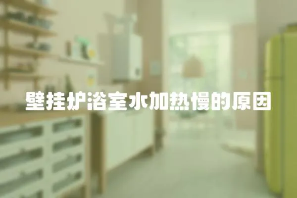 壁掛爐浴室水加熱慢的原因