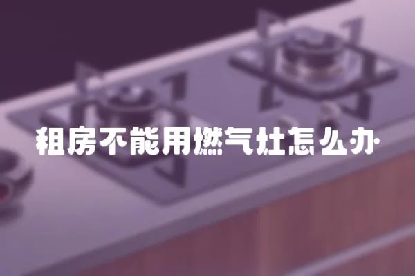 租房不能用燃?xì)庠钤趺崔k