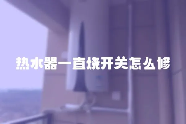 熱水器一直燒開關(guān)怎么修