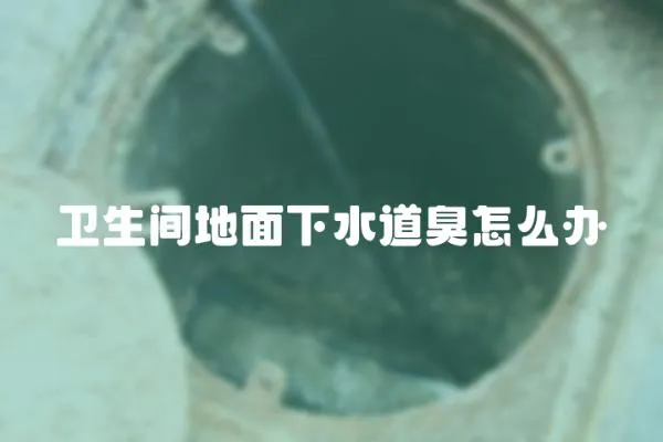 衛生間地面下水道臭怎么辦