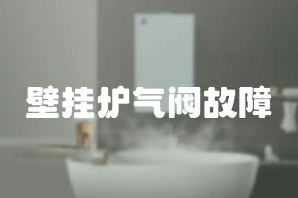 壁掛爐氣閥故障
