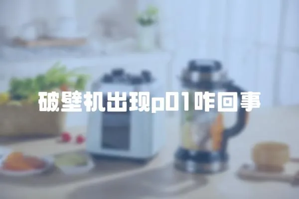 破壁機出現p01咋回事