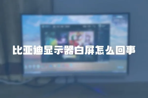 比亞迪顯示器白屏怎么回事