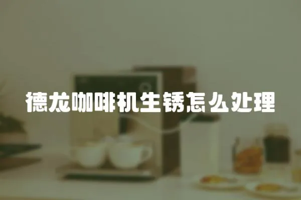 德龍咖啡機生銹怎么處理
