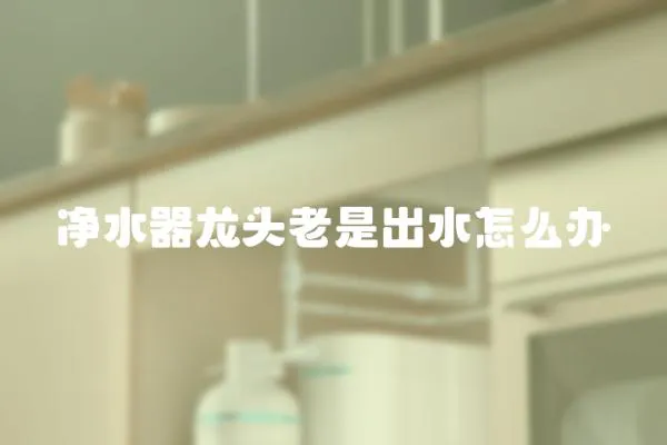 凈水器龍頭老是出水怎么辦