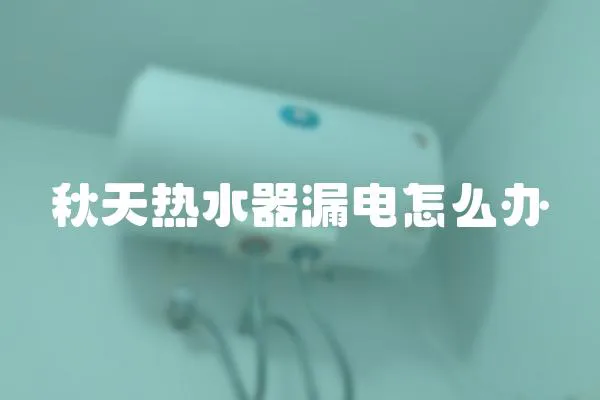 秋天熱水器漏電怎么辦