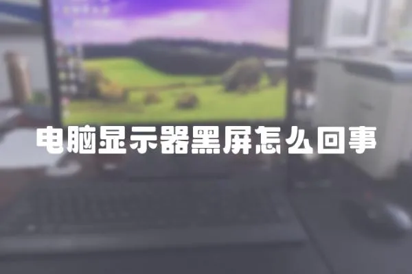 電腦顯示器黑屏怎么回事