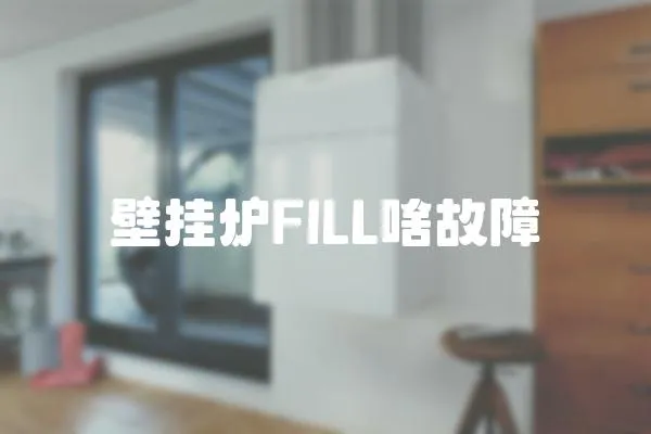 壁掛爐FlLL啥故障
