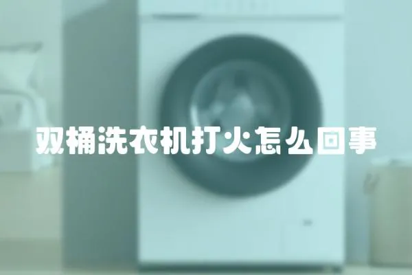 雙桶洗衣機打火怎么回事