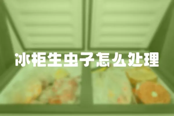 冰柜生蟲子怎么處理