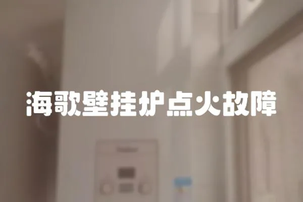 海歌壁掛爐點火故障