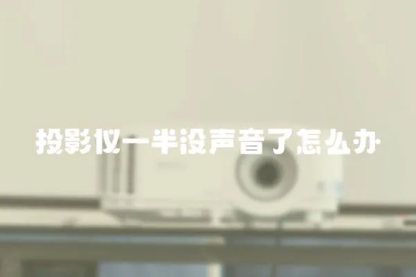 投影儀一半沒聲音了怎么辦