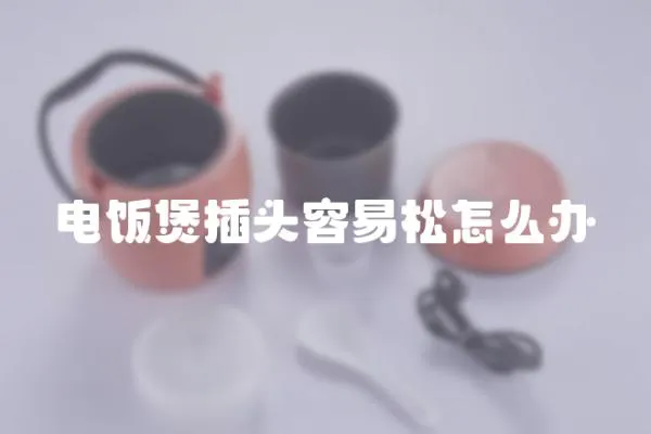 電飯煲插頭容易松怎么辦