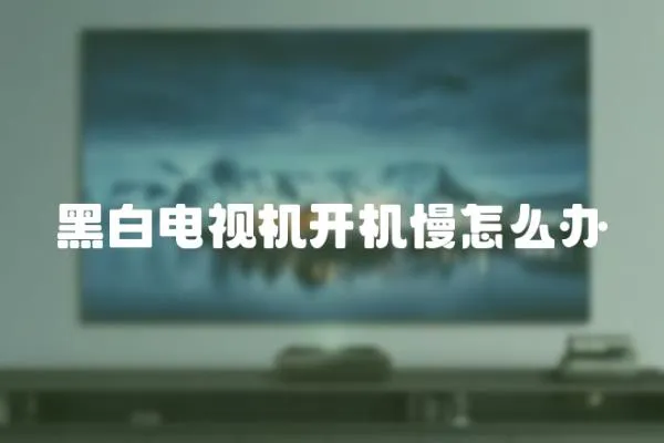 黑白電視機開機慢怎么辦