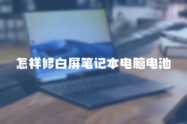 怎樣修白屏筆記本電腦電池