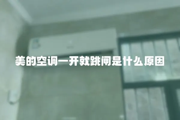 美的空調一開就跳閘是什么原因