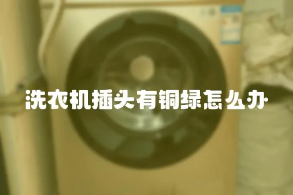 洗衣機(jī)插頭有銅綠怎么辦