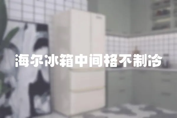 海爾冰箱中間格不制冷