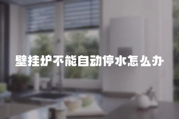 壁掛爐不能自動停水怎么辦