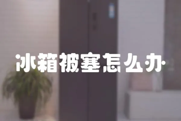 冰箱被塞怎么辦