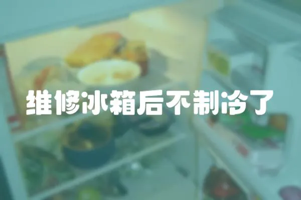 維修冰箱后不制冷了