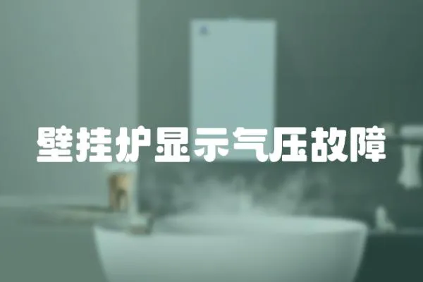 壁掛爐顯示氣壓故障