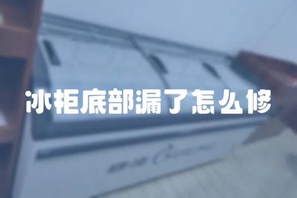 冰柜底部漏了怎么修