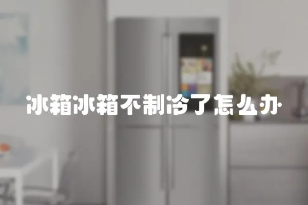 冰箱冰箱不制冷了怎么辦
