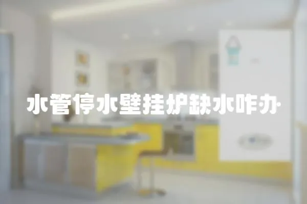 水管停水壁掛爐缺水咋辦