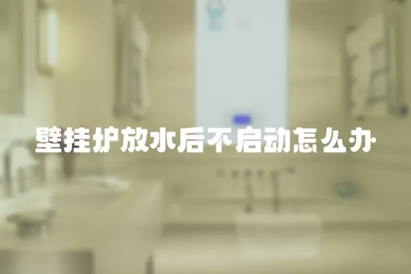 壁掛爐放水后不啟動怎么辦