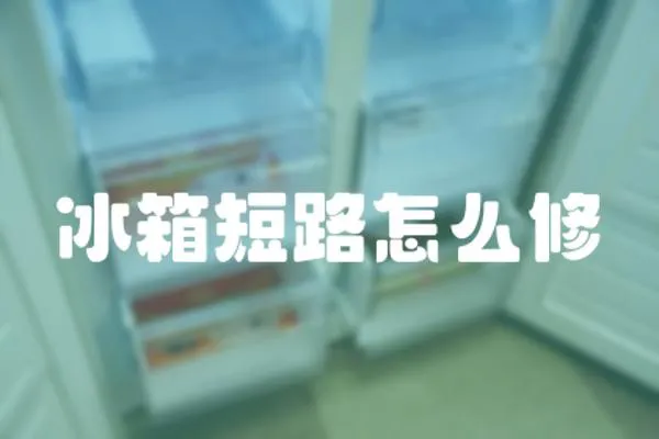 冰箱短路怎么修