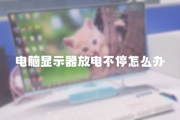 電腦顯示器放電不停怎么辦