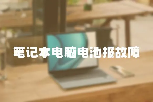 筆記本電腦電池報故障