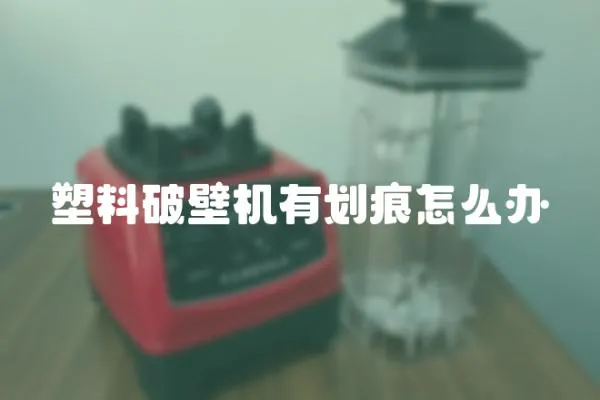 塑料破壁機有劃痕怎么辦