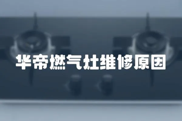 華帝燃?xì)庠罹S修原因