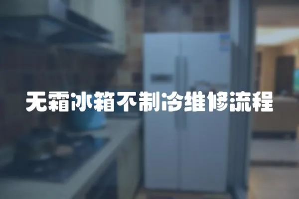 無(wú)霜冰箱不制冷維修流程