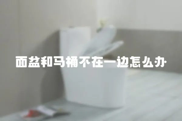 面盆和馬桶不在一邊怎么辦