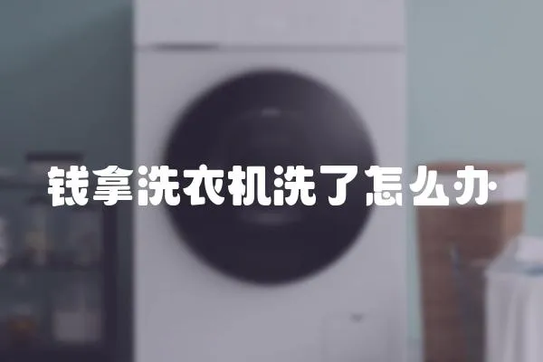 錢拿洗衣機洗了怎么辦