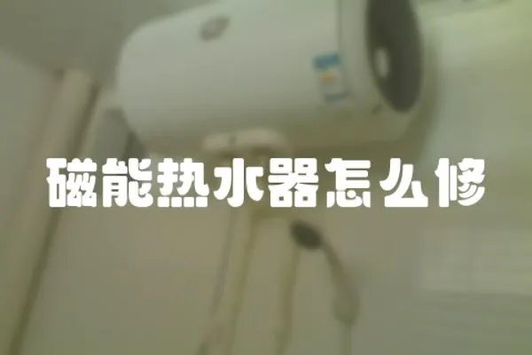 磁能熱水器怎么修