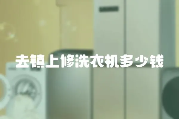 去鎮上修洗衣機多少錢