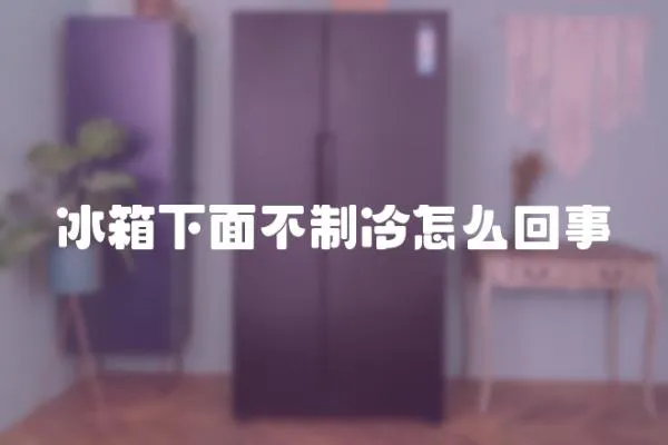 冰箱下面不制冷怎么回事
