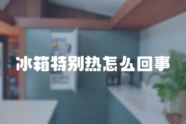冰箱特別熱怎么回事