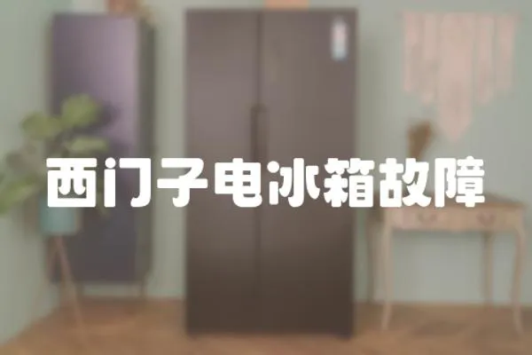 西門子電冰箱故障