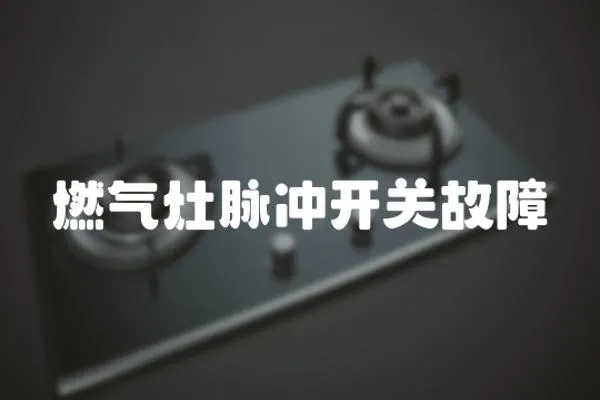燃?xì)庠蠲}沖開關(guān)故障