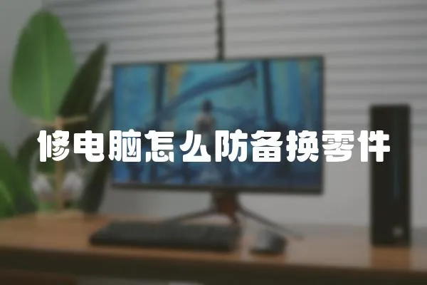 修電腦怎么防備換零件