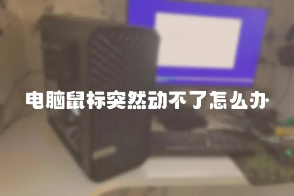 電腦鼠標突然動不了怎么辦