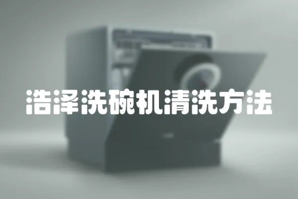 浩澤洗碗機清洗方法